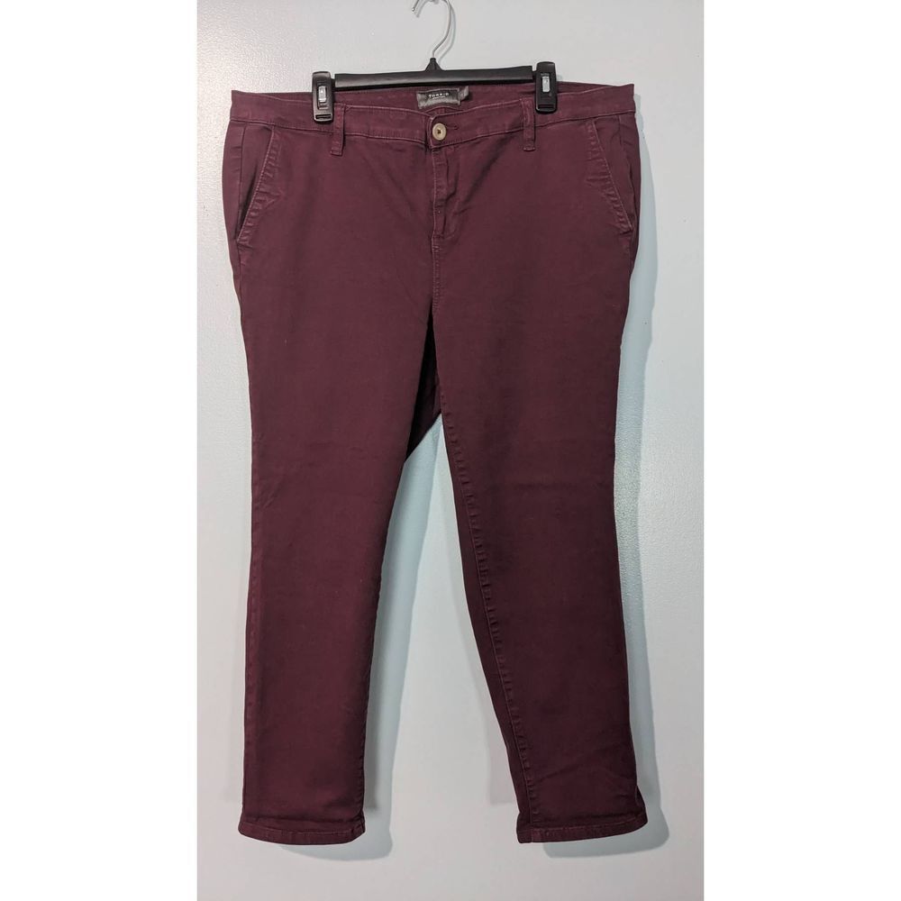 Torrid burgundy skinny jeans size 18